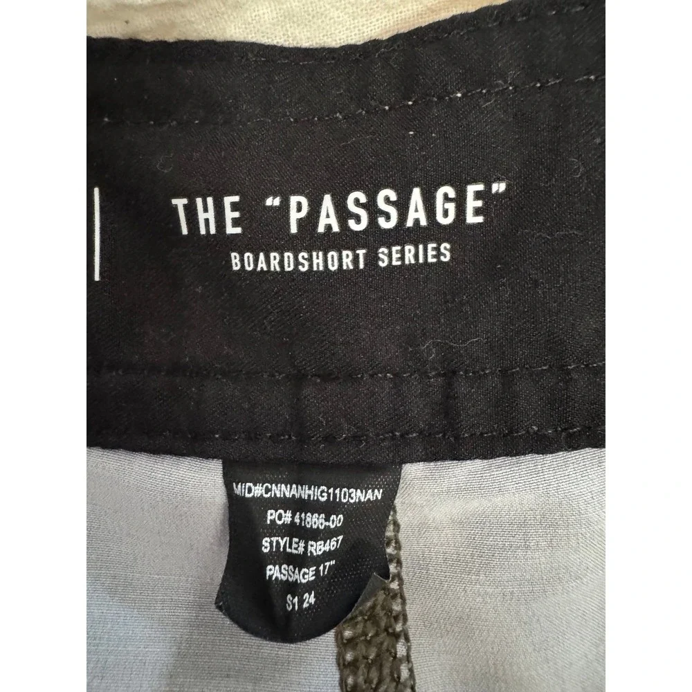 Roark The Passage boardshorts green black yellow floral 6